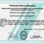 Diploma Prefectura Naval Argentina